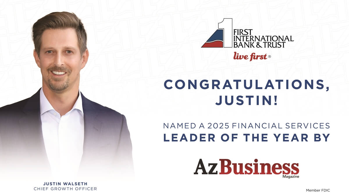 Justin Walseth Named a Leader of the Year by AZ Business